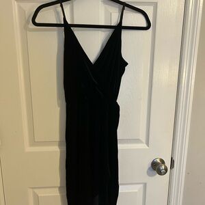 Abercrombie & Fitch Black velvet sleeveless Dress